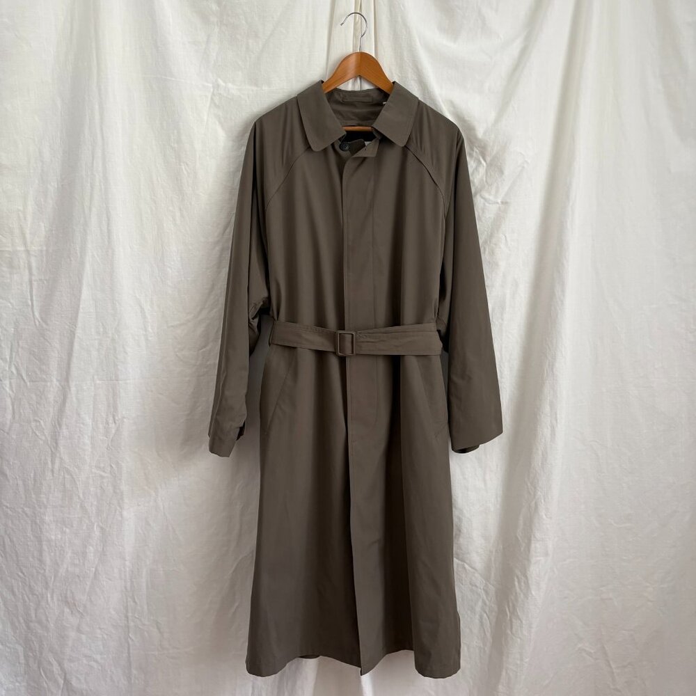 London Fog Olive Brown Trench Coat